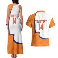 Custom Netherlands Football Couples Matching Tank Maxi Dress and Hawaiian Shirt 2025 Go Champions Holland
