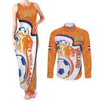 Custom Netherlands Football Couples Matching Tank Maxi Dress and Long Sleeve Button Shirt 2025 Go Champions Holland