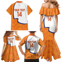 Custom Netherlands Football Family Matching Mermaid Dress and Hawaiian Shirt 2025 Go Champions Holland
