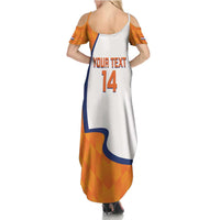 Custom Netherlands Football Family Matching Summer Maxi Dress and Hawaiian Shirt 2025 Go Champions Holland