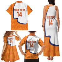 Custom Netherlands Football Family Matching Tank Maxi Dress and Hawaiian Shirt 2025 Go Champions Holland