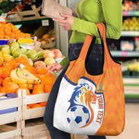 Custom Netherlands Football Grocery Bag 2025 Go Champions Holland