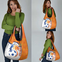 Custom Netherlands Football Grocery Bag 2025 Go Champions Holland