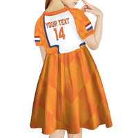 Custom Netherlands Football Kid Short Sleeve Dress 2025 Go Champions Holland