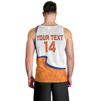 Custom Netherlands Football Men Tank Top 2025 Go Champions Holland