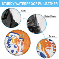 Custom Netherlands Football Spare Tire Cover 2025 Go Champions Holland
