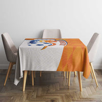 Custom Netherlands Football Tablecloth 2025 Go Champions Holland