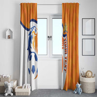 Custom Netherlands Football Window Curtain 2025 Go Champions Holland