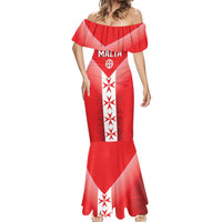 Custom Malta Football Mermaid Dress Maltese Cross Sporty Style