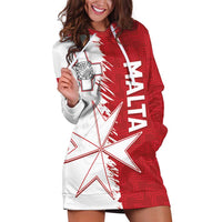 Custom Malta Football Hoodie Dress Go Champions Flag Style