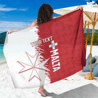 Custom Malta Football Sarong Go Champions Flag Style