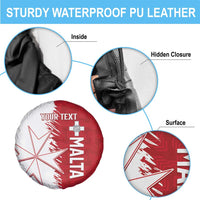 Custom Malta Football Spare Tire Cover Go Champions Flag Style