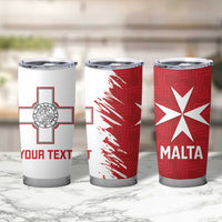 Custom Malta Football Tumbler Cup Go Champions Flag Style