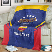 Custom Venezuela Football Blanket Come On La Vinotinto Flag Color