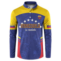 Custom Venezuela Football Button Sweatshirt Come On La Vinotinto Flag Color