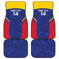 Custom Venezuela Football Car Mats Come On La Vinotinto Flag Color