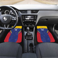Custom Venezuela Football Car Mats Come On La Vinotinto Flag Color