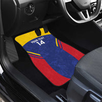 Custom Venezuela Football Car Mats Come On La Vinotinto Flag Color