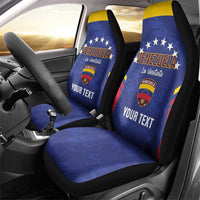 Custom Venezuela Football Car Seat Cover Come On La Vinotinto Flag Color
