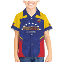 Custom Venezuela Football Family Matching Mermaid Dress and Hawaiian Shirt Come On La Vinotinto Flag Color