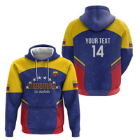 Custom Venezuela Football Hoodie Come On La Vinotinto Flag Color