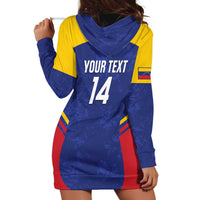 Custom Venezuela Football Hoodie Dress Come On La Vinotinto Flag Color