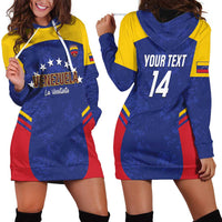 Custom Venezuela Football Hoodie Dress Come On La Vinotinto Flag Color