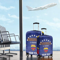 Custom Venezuela Football Luggage Cover Come On La Vinotinto Flag Color
