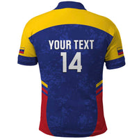 Custom Venezuela Football Polo Shirt Come On La Vinotinto Flag Color