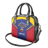 Custom Venezuela Football Shoulder Handbag Come On La Vinotinto Flag Color