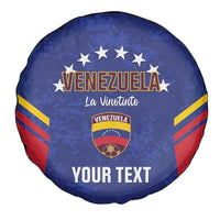 Custom Venezuela Football Spare Tire Cover Come On La Vinotinto Flag Color