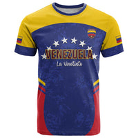 Custom Venezuela Football T Shirt Come On La Vinotinto Flag Color