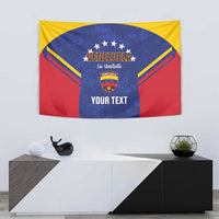 Custom Venezuela Football Tapestry Come On La Vinotinto Flag Color