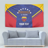 Custom Venezuela Football Tapestry Come On La Vinotinto Flag Color