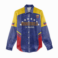 Custom Venezuela Football Women Casual Shirt Come On La Vinotinto Flag Color