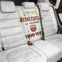 Custom Venezuela Football Back Car Seat Cover Come On La Vinotinto White