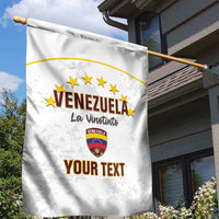 Custom Venezuela Football Garden Flag Come On La Vinotinto White