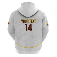 Custom Venezuela Football Hoodie Come On La Vinotinto White