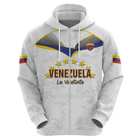 Custom Venezuela Football Hoodie Come On La Vinotinto White