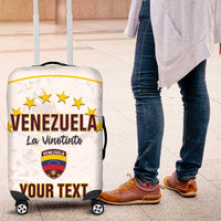 Custom Venezuela Football Luggage Cover Come On La Vinotinto White