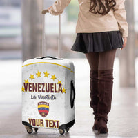Custom Venezuela Football Luggage Cover Come On La Vinotinto White