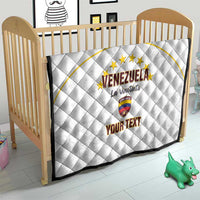 Custom Venezuela Football Quilt Come On La Vinotinto White