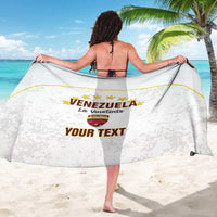 Custom Venezuela Football Sarong Come On La Vinotinto White