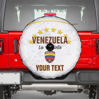 Custom Venezuela Football Spare Tire Cover Come On La Vinotinto White