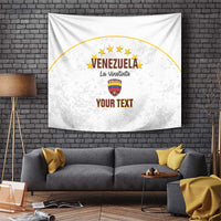 Custom Venezuela Football Tapestry Come On La Vinotinto White
