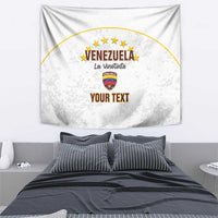 Custom Venezuela Football Tapestry Come On La Vinotinto White