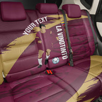 Custom Venezuela Football Back Car Seat Cover Mano Tengo Fe La Vinotinto
