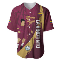 Custom Venezuela Football Baseball Jersey Mano Tengo Fe La Vinotinto