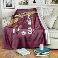 Custom Venezuela Football Blanket Mano Tengo Fe La Vinotinto