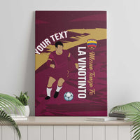Custom Venezuela Football Canvas Wall Art Mano Tengo Fe La Vinotinto